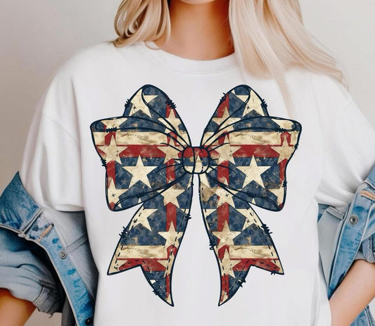 4th Of July Bow