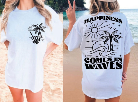 Happiness comes in waves
