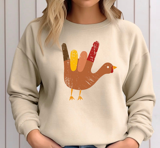 “I love you” turkey