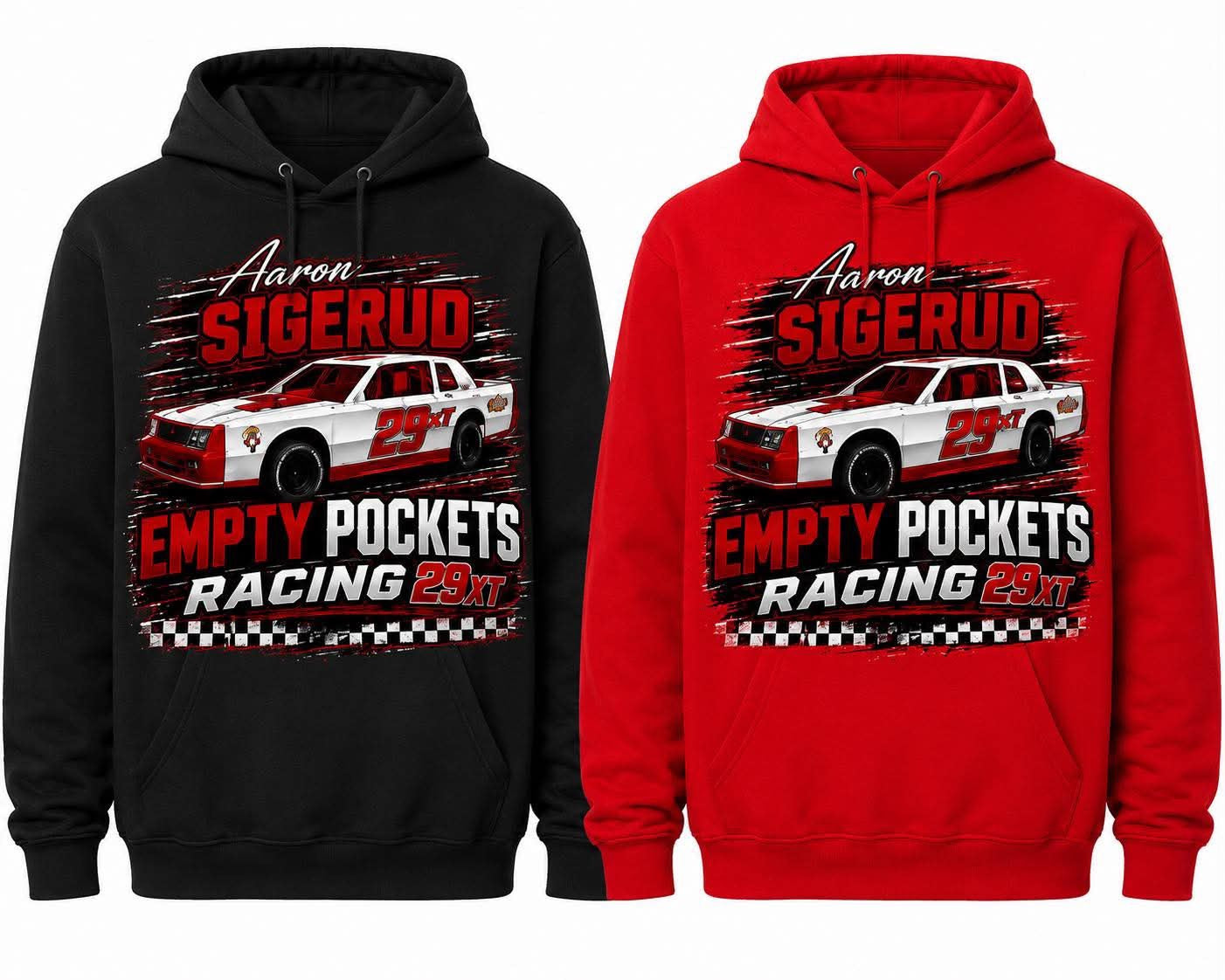 Empty pockets racing merch