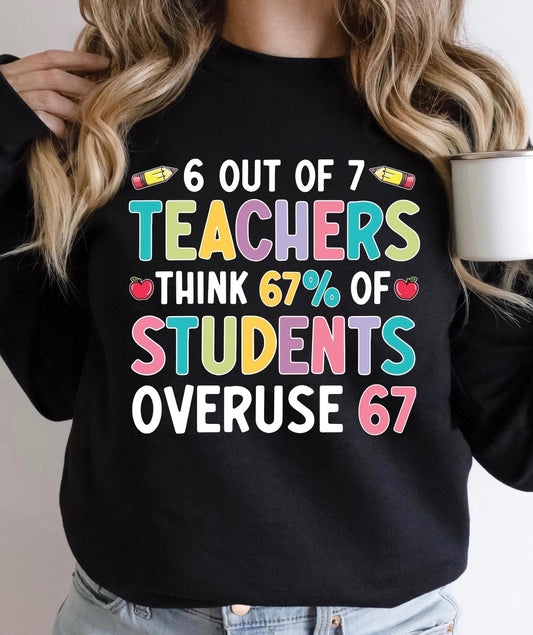 6 out of 7 Teachers